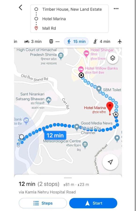Mountain Zest-Simla Royale Near Mall Road-Free Pickup From Railway Station Simla Екстериор снимка